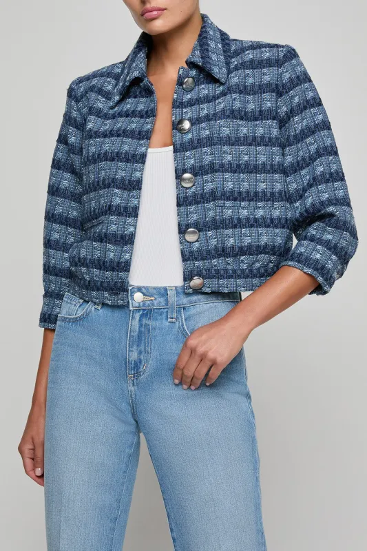 Jia Crop 3/4 Sleeve Jacket sold by French Cuff