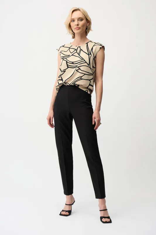 Lux Twill Slim Fit Pull-On Pants Lux Twill Pull-On Slim Fit Pants made by Joseph Ribkoff