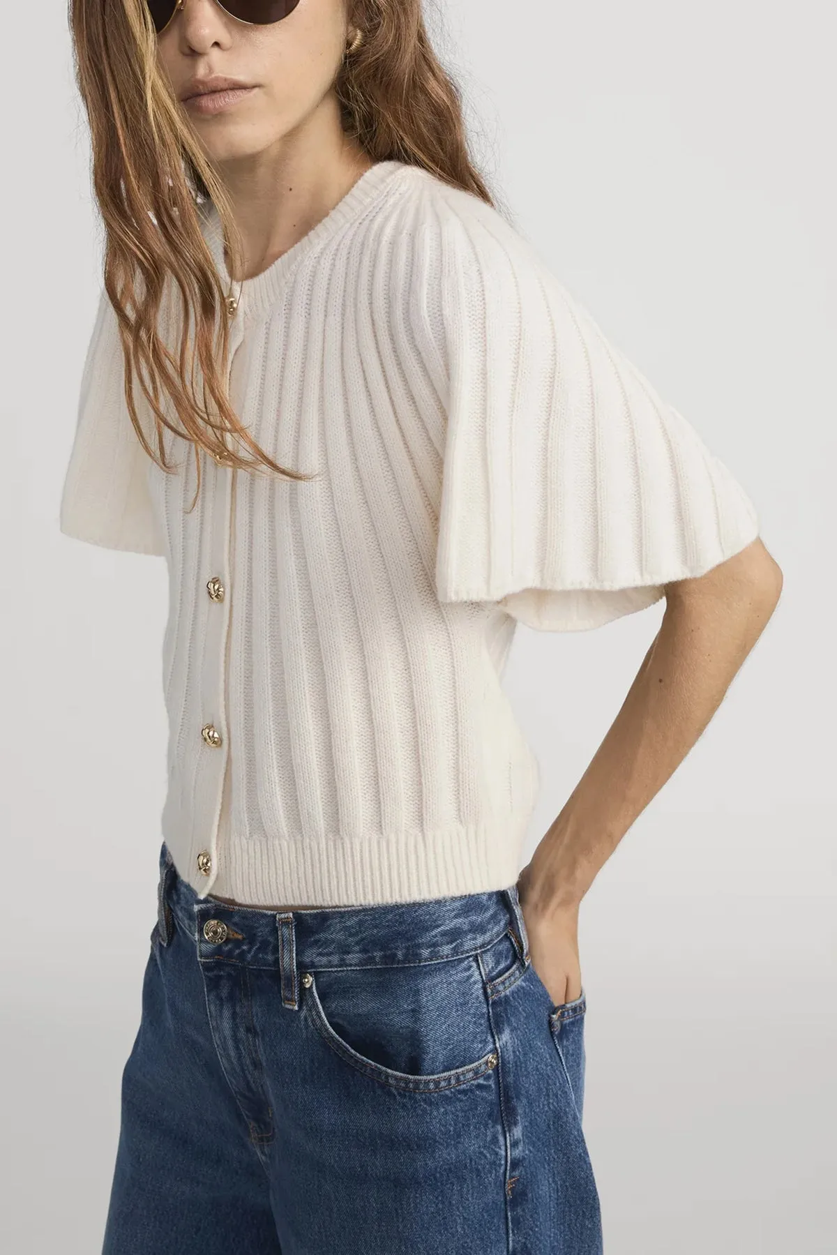 The Flutter Cardi sold by French Cuff product image thumbnail 3