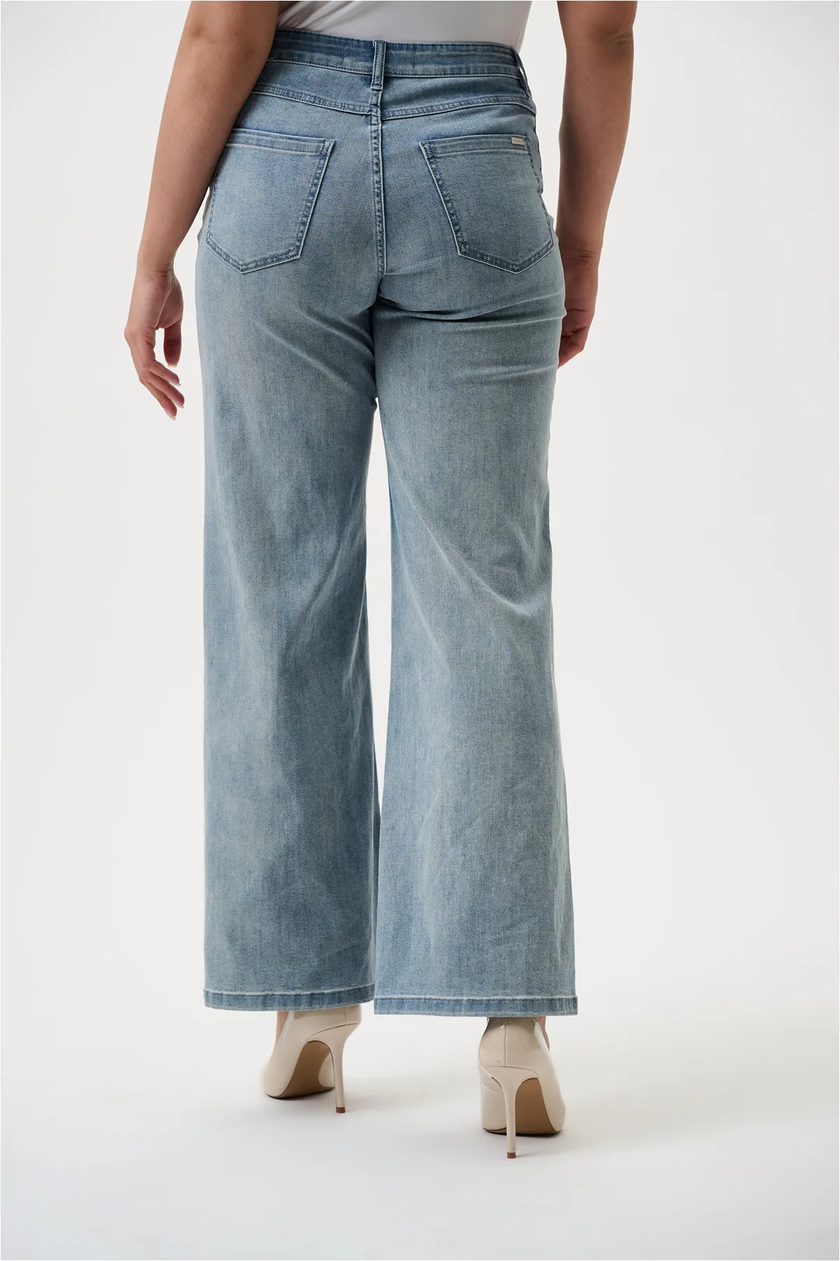 Goldie Classic Wide-Leg Stretch Jeans sold by French Cuff product image thumbnail 4