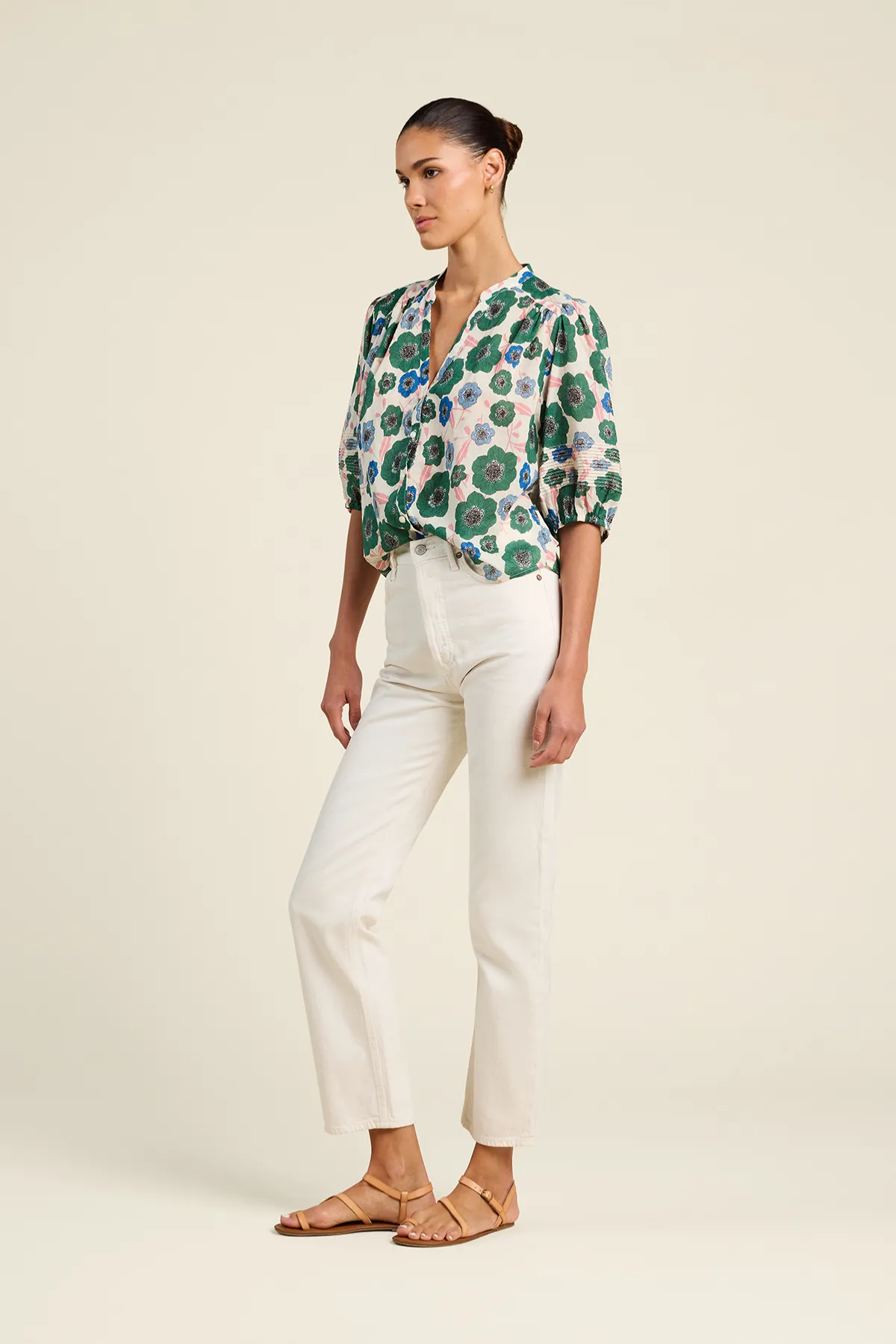 Loren Blouse Greenhouse Bloom sold by French Cuff product image thumbnail 2
