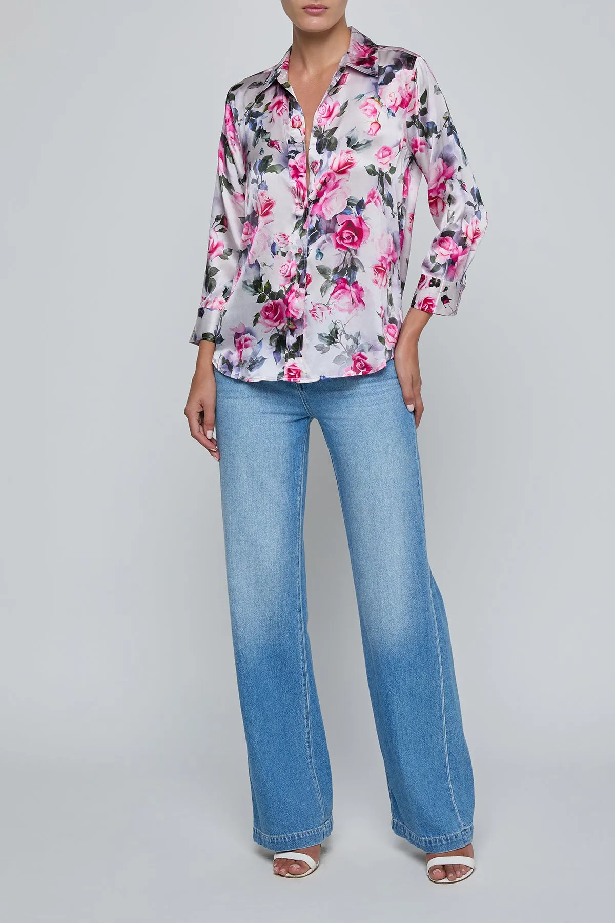 Dani 3/4 Sleeve Blouse sold by French Cuff product image thumbnail 4