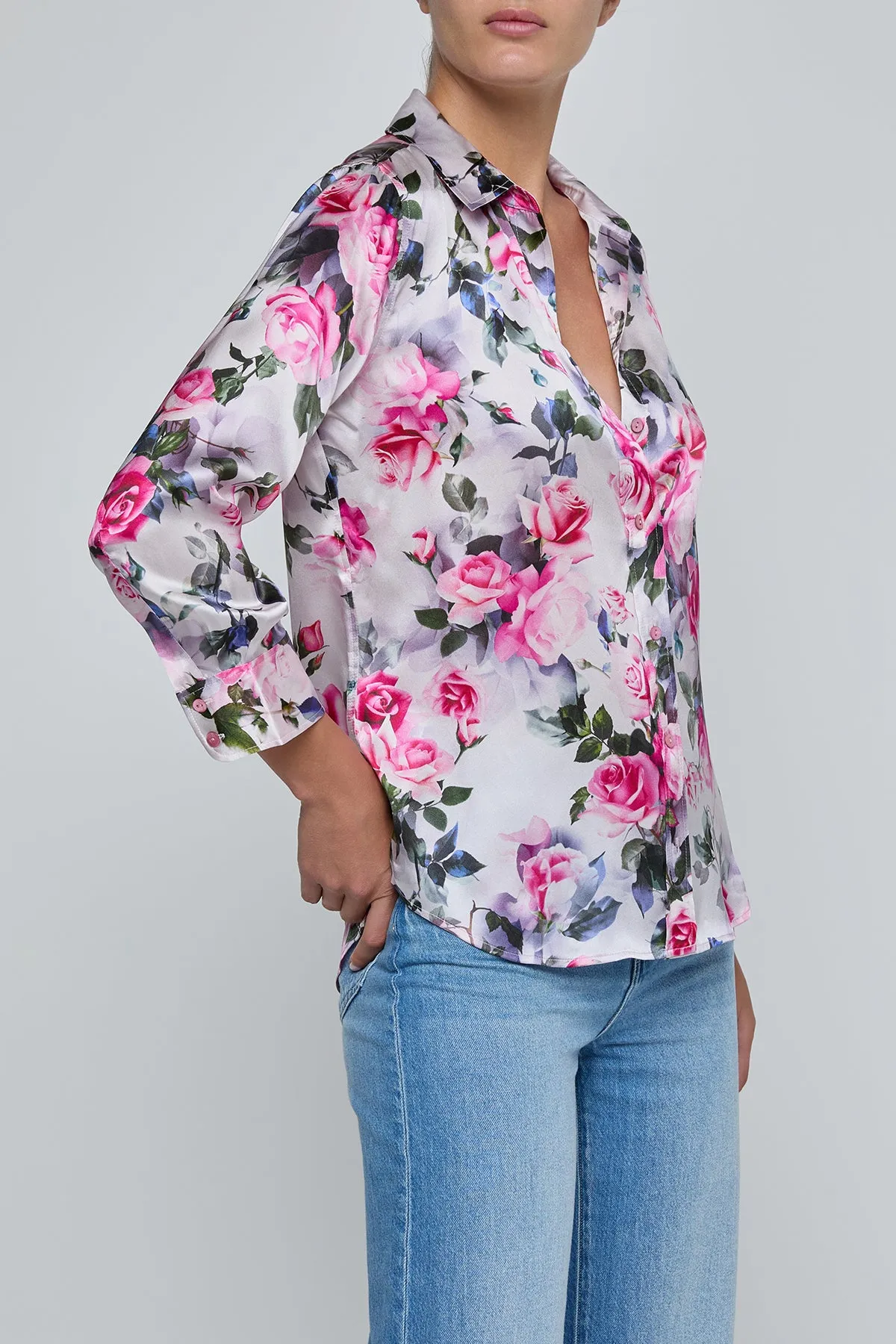 Dani 3/4 Sleeve Blouse sold by French Cuff product image thumbnail 3