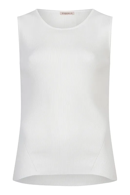 Sweater Sleeveless Rib made by French Cuff