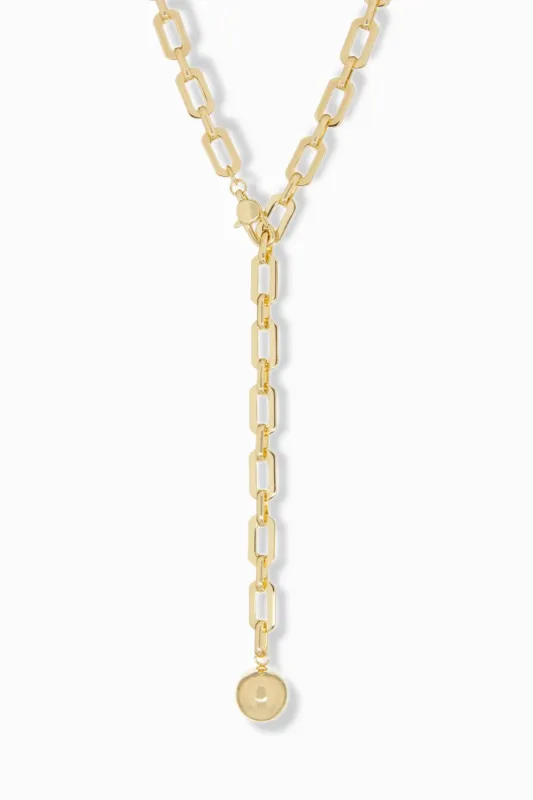 Ball Drop Adjustable Lariat Necklace made by French Cuff