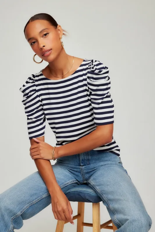 Marni Elbow Sleeve Top made by Fifteen Twenty