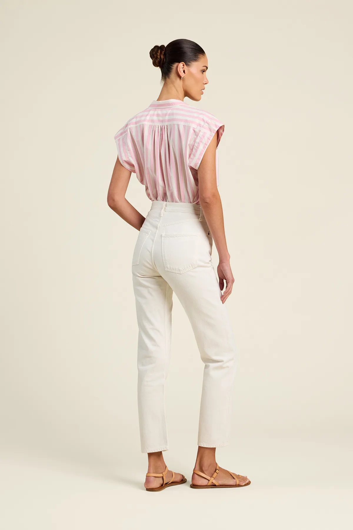 Della Shirt Pink Stripe sold by French Cuff product image thumbnail 3