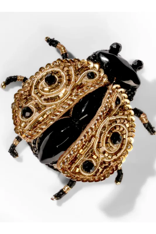 Ladybug Brooch made by French Cuff