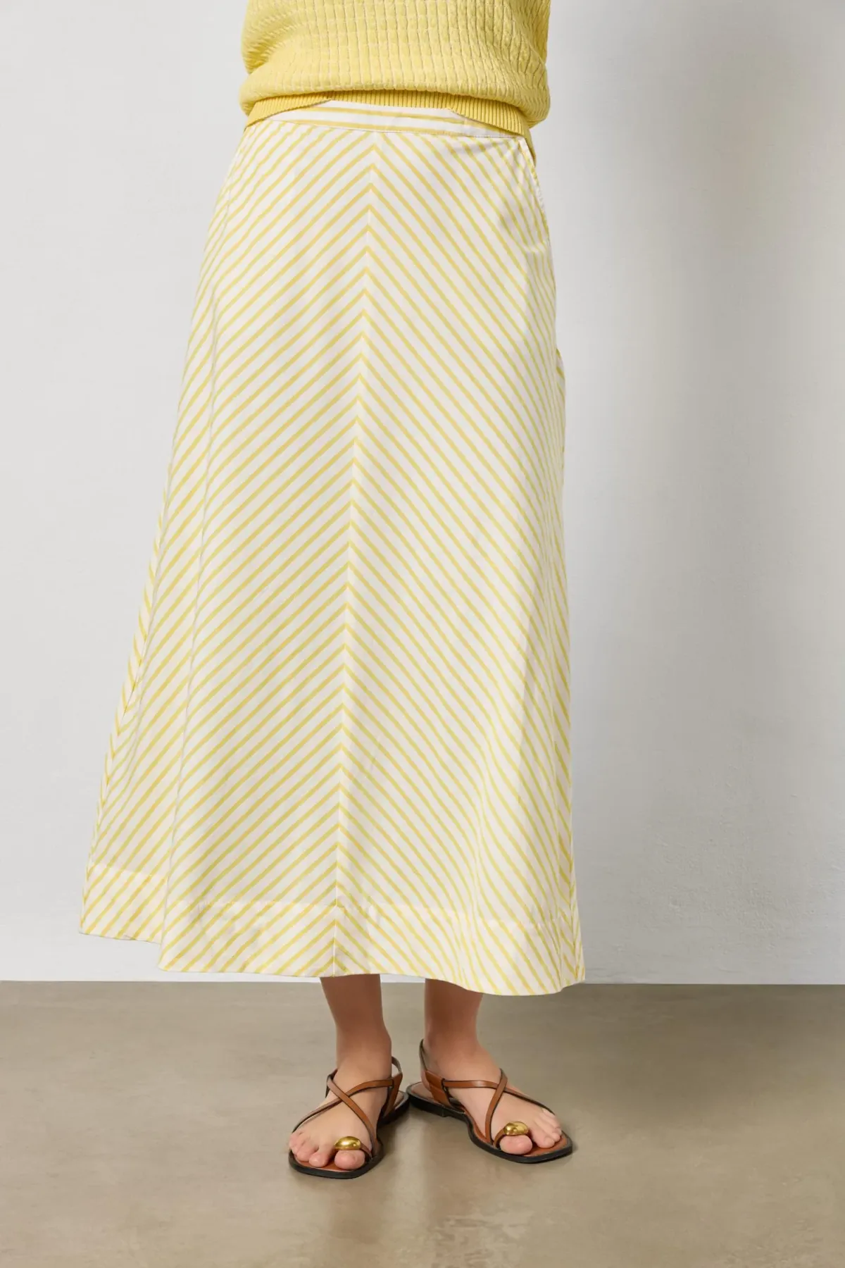 Stripe Maxi Skirt sold by French Cuff