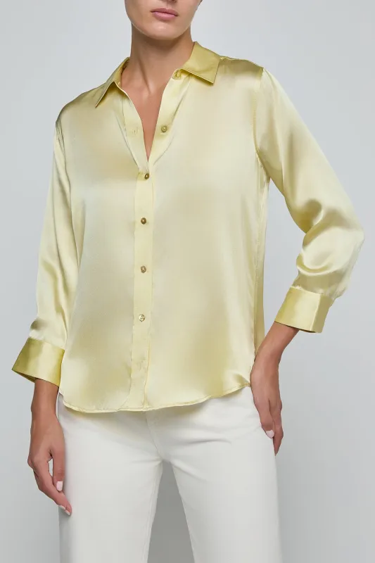 Dani 3/4 Sleeve Blouse made by L'AGENCE