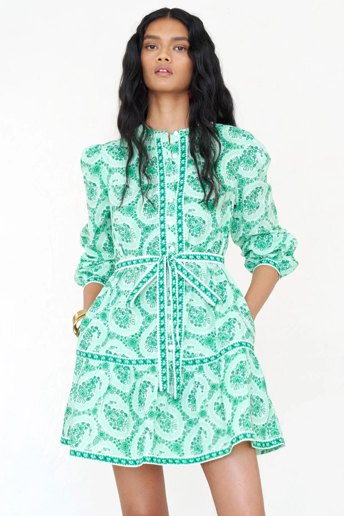 Roma Long Sleeve Dress sold by French Cuff