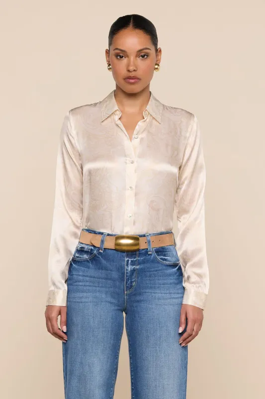 Tyler Long Sleeve Blouse made by L'AGENCE