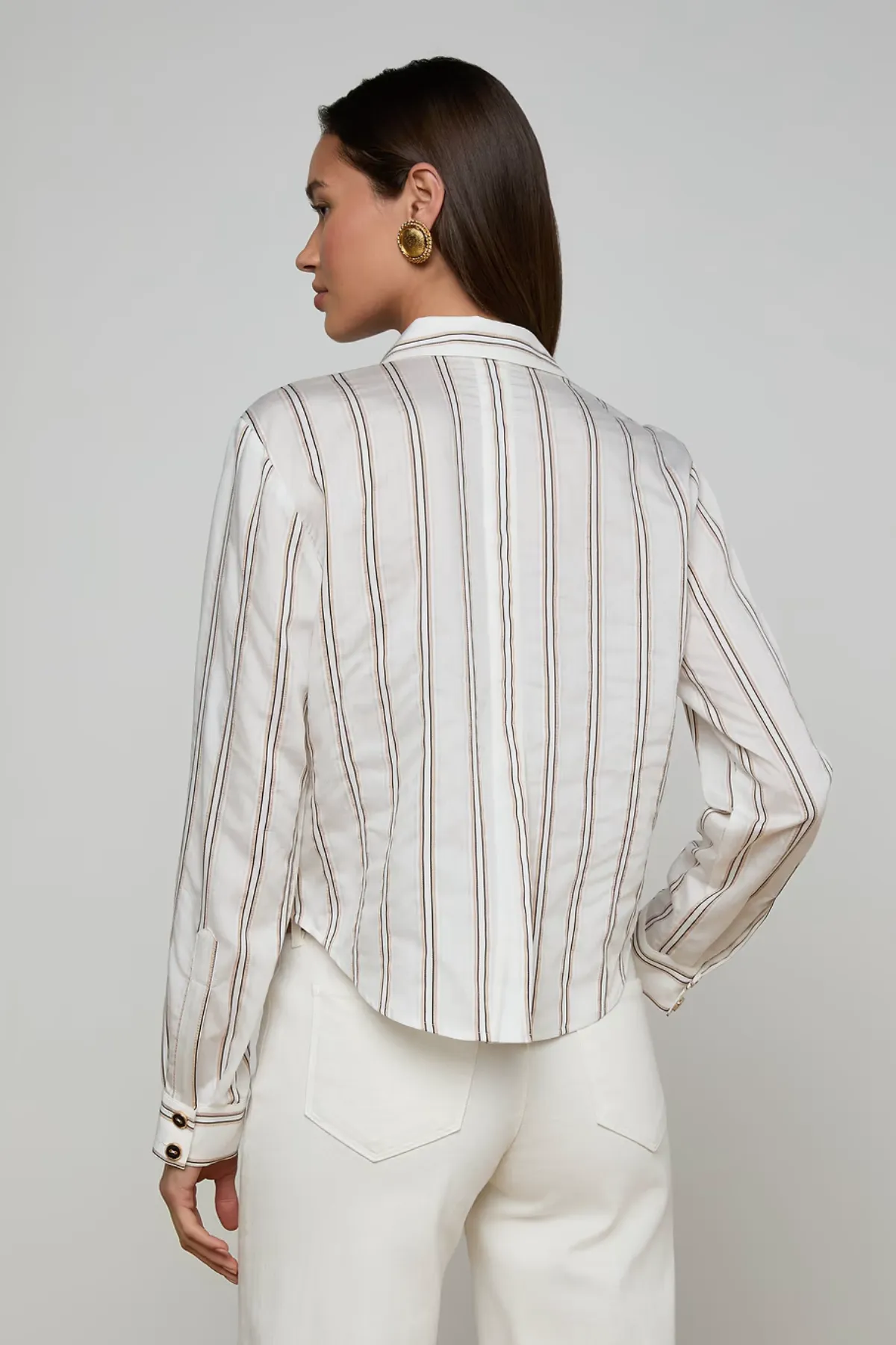 Cosette Crop Hi Low Shirt sold by French Cuff product image thumbnail 3