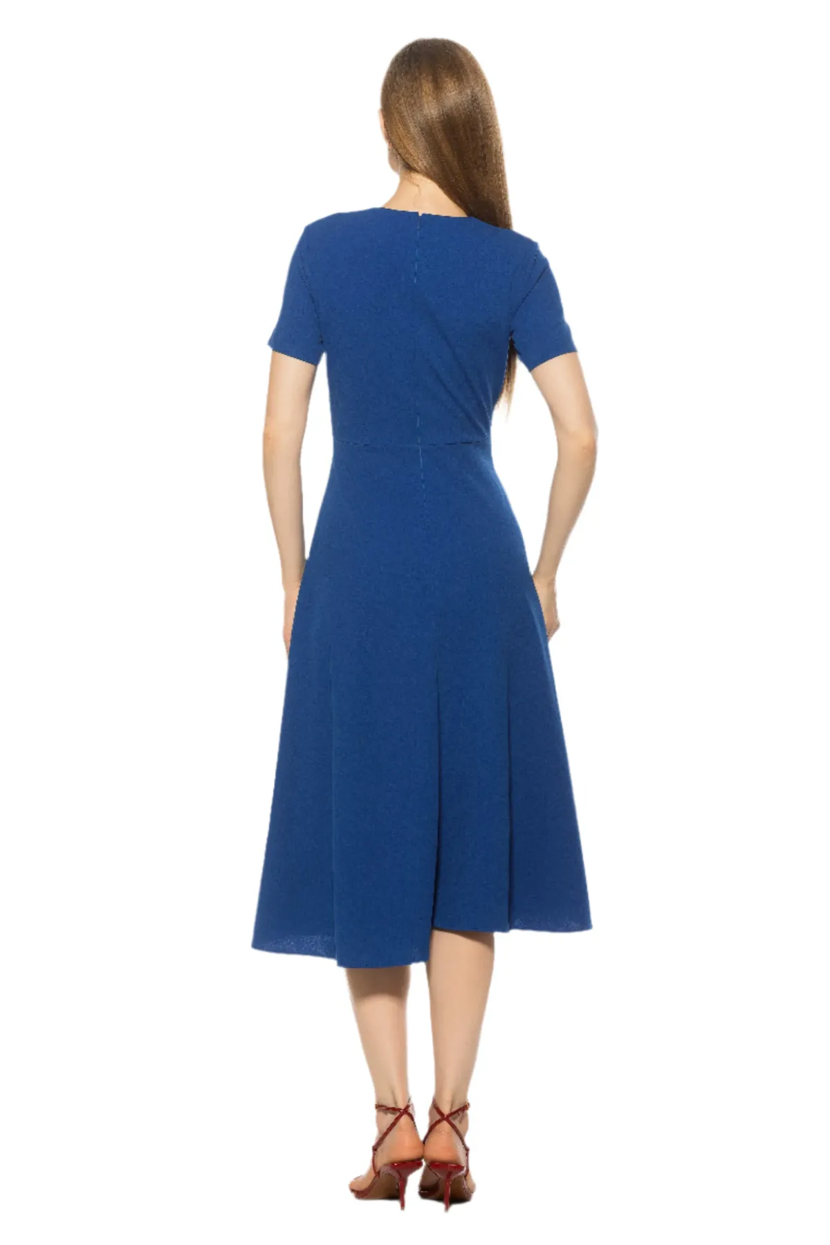 Crewneck Fit and Flare Dress sold by French Cuff product image thumbnail 3