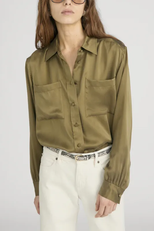 The Modern Utility Shirt made by Frame Denim