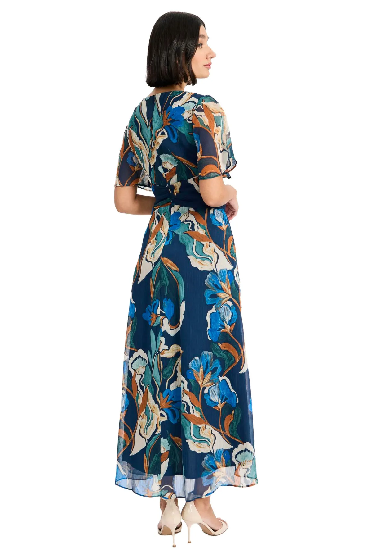 Short Sleeve Printed Midi Dress sold by French Cuff product image thumbnail 2