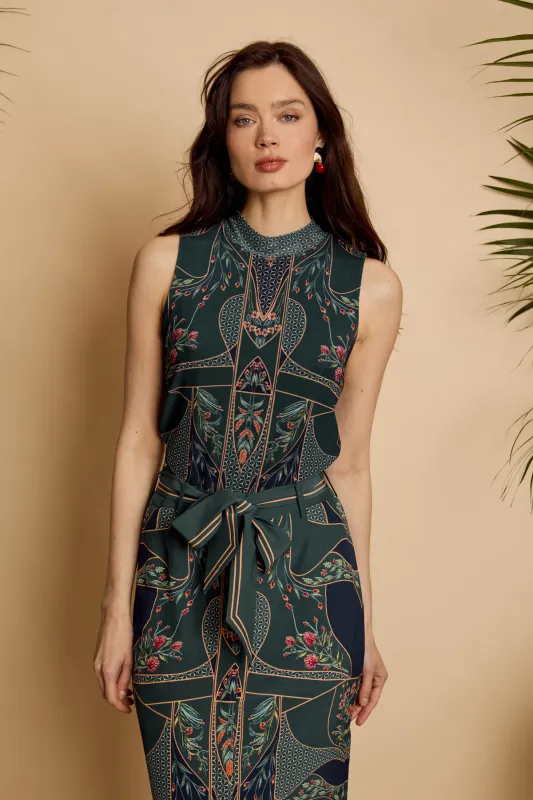 Romi Top in Patchwork Flower made by CABALLERO