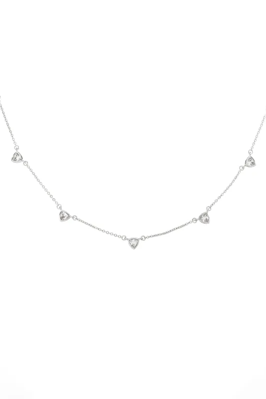 Silver CS Drop Necklace sold by French Cuff