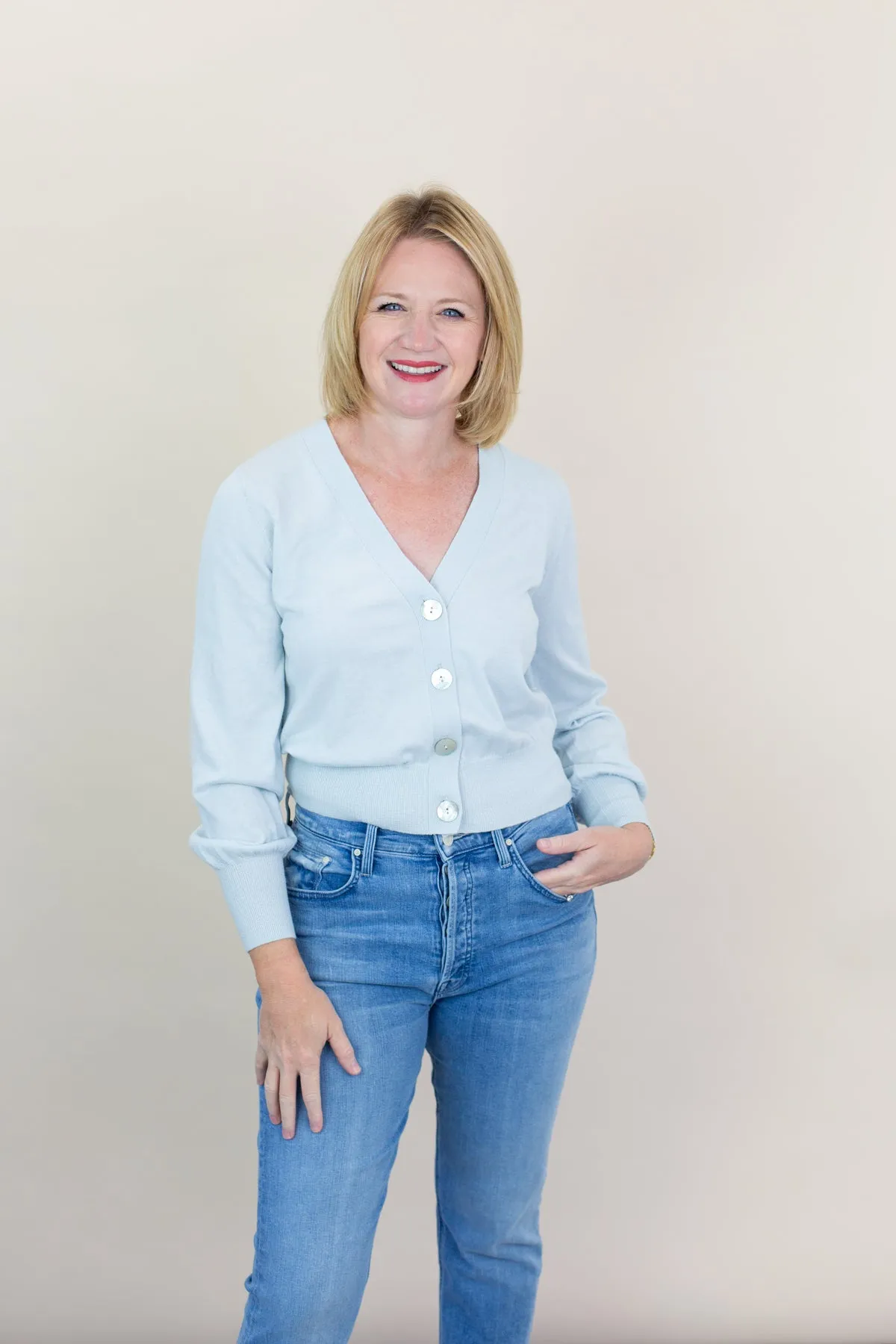 Jes Elegant Cardigan sold by French Cuff