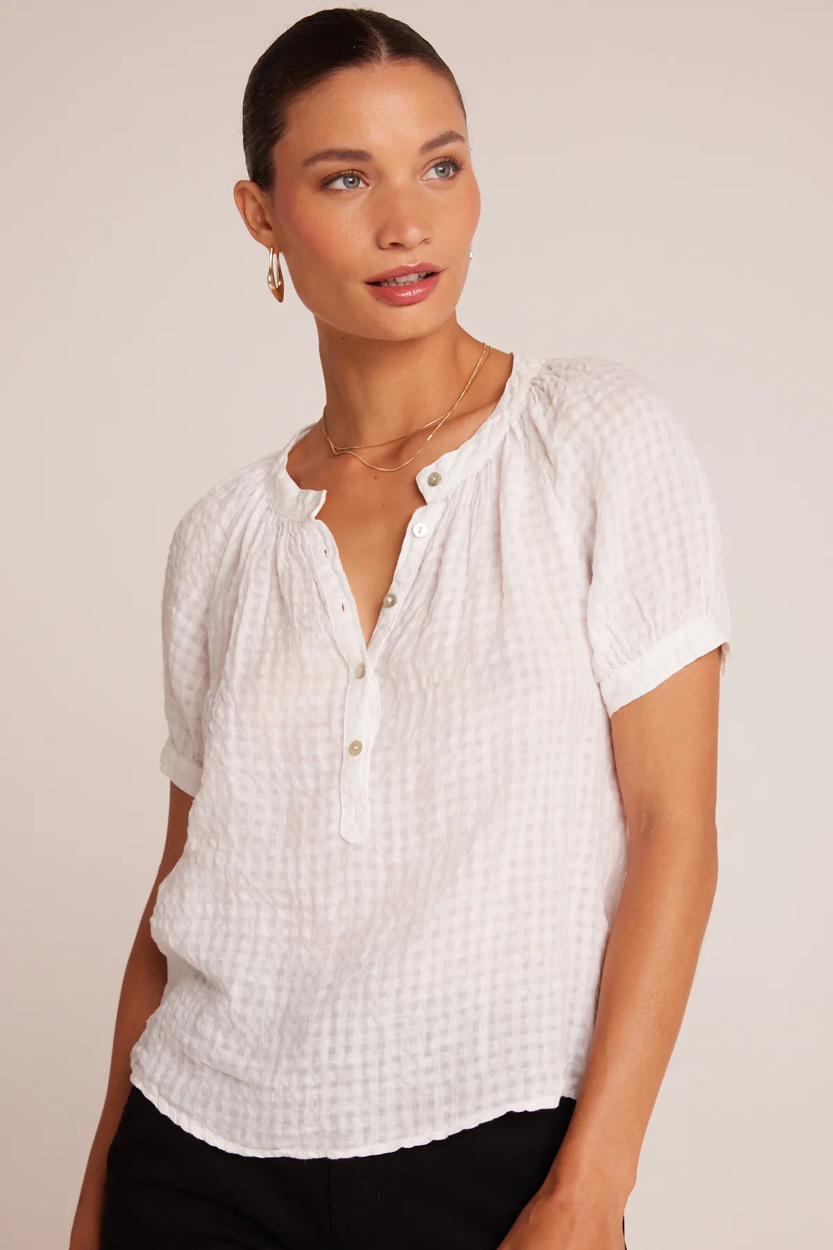 Short Sleeve Raglan Pullover sold by French Cuff