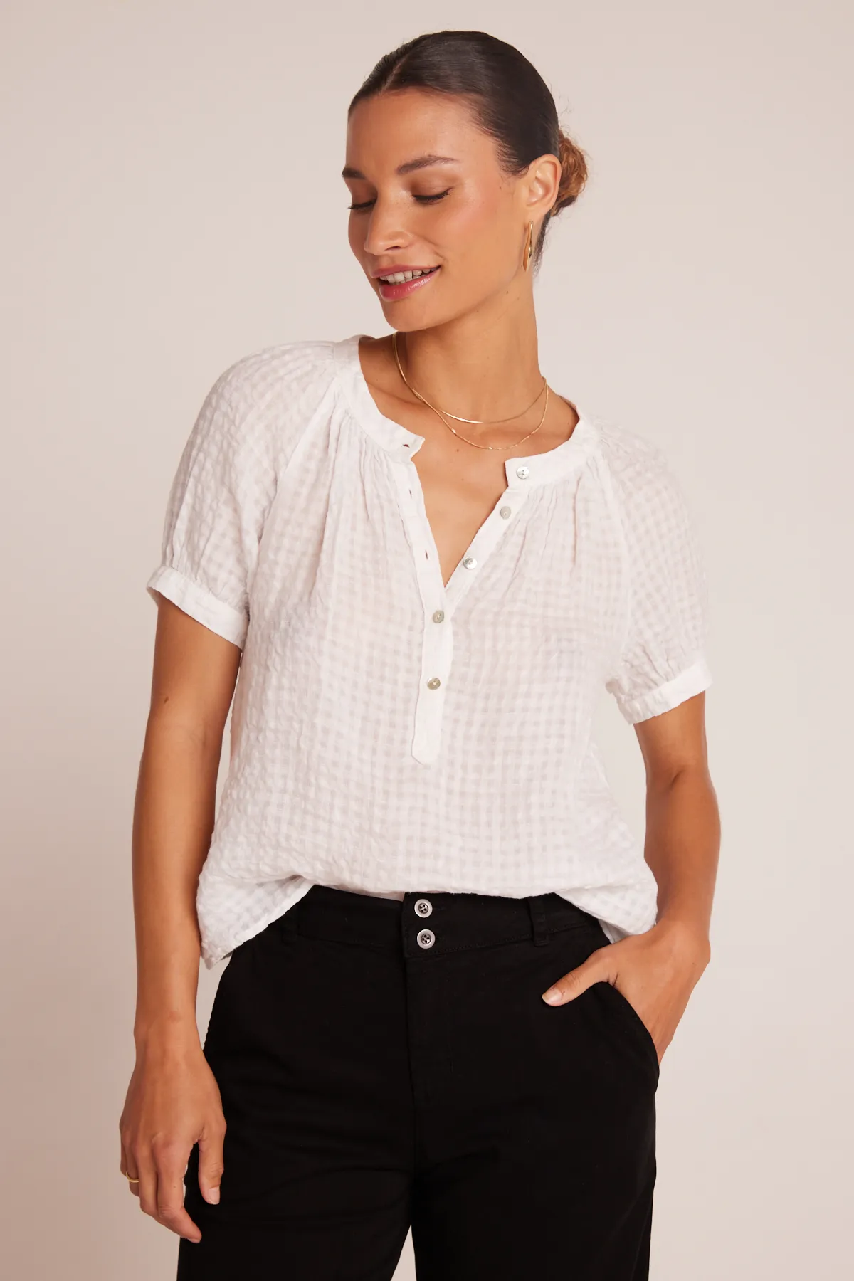 Short Sleeve Raglan Pullover sold by French Cuff product image thumbnail 2