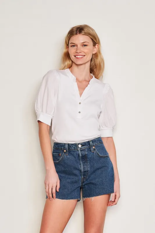 Mixed Media Henley sold by French Cuff