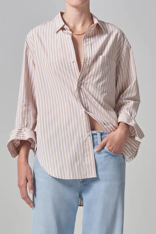 Kayla Shirt - Mesa Stripe sold by French Cuff