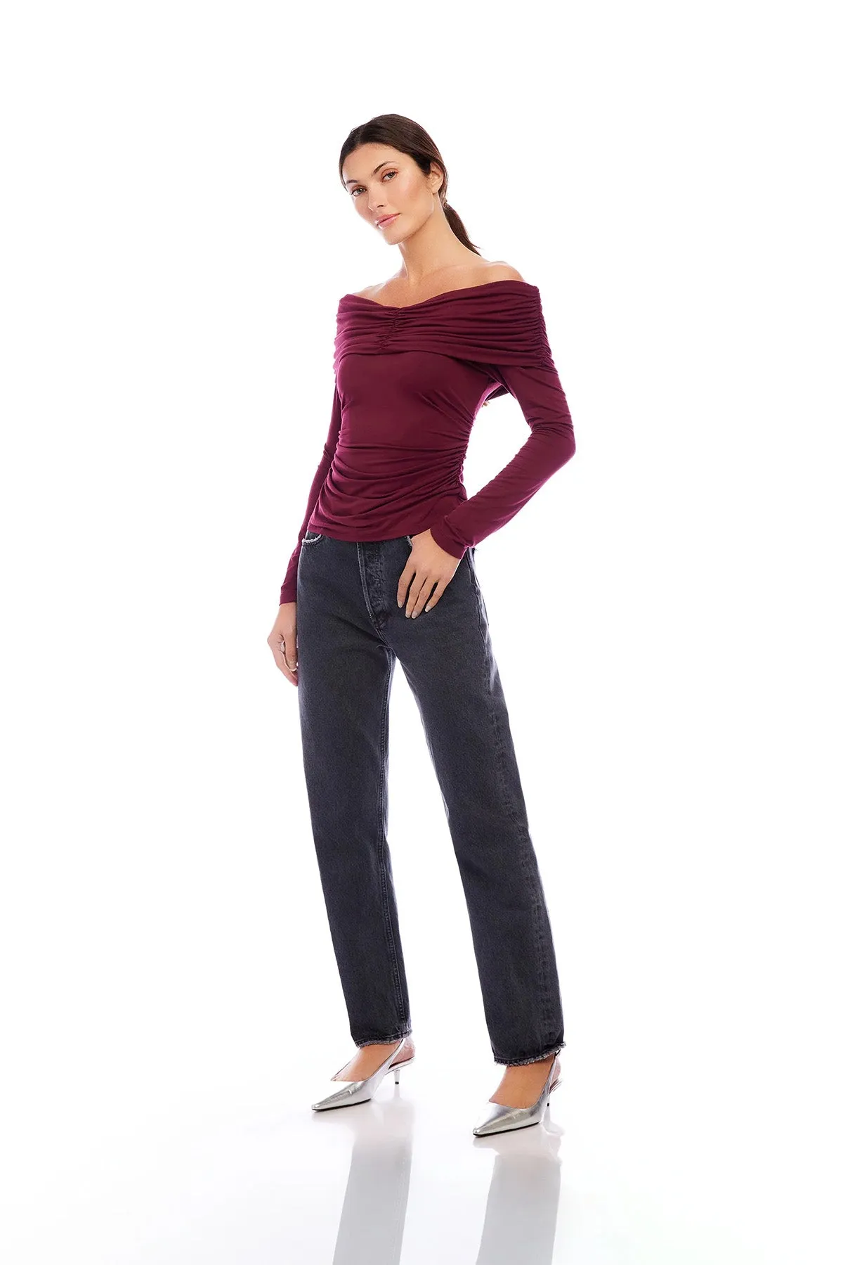 Bella Off the Shoulder Top sold by French Cuff product image thumbnail 3