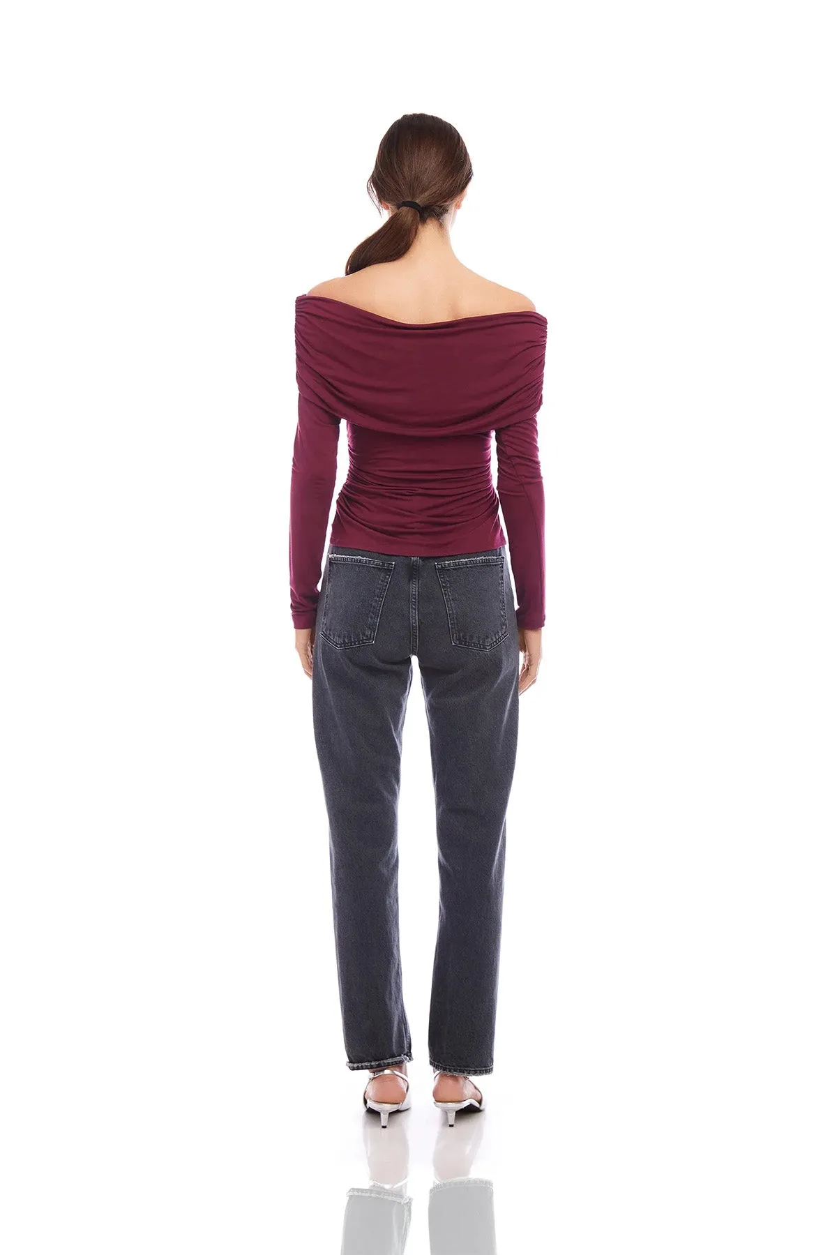 Bella Off the Shoulder Top sold by French Cuff product image thumbnail 4