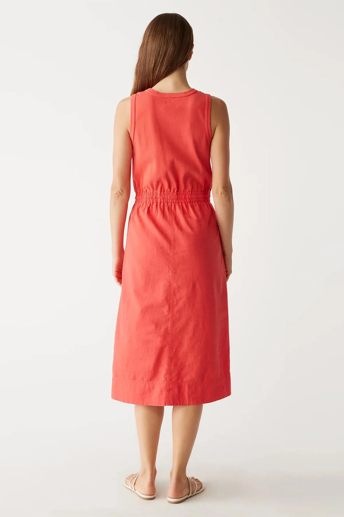 Wilhelmina Rib Mixed Midi Dress sold by French Cuff product image thumbnail 3