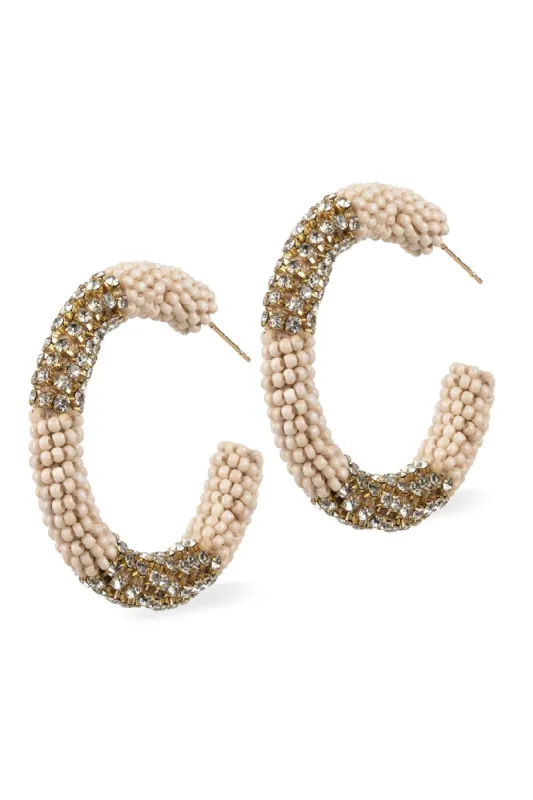 Lana Earrings - Champagne sold by French Cuff