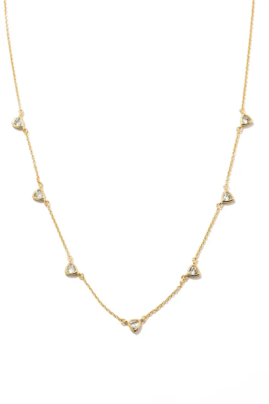 CZ Drop Necklace sold by French Cuff