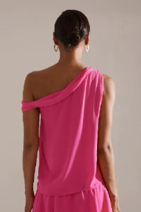 One Shoulder Twist Top sold by French Cuff