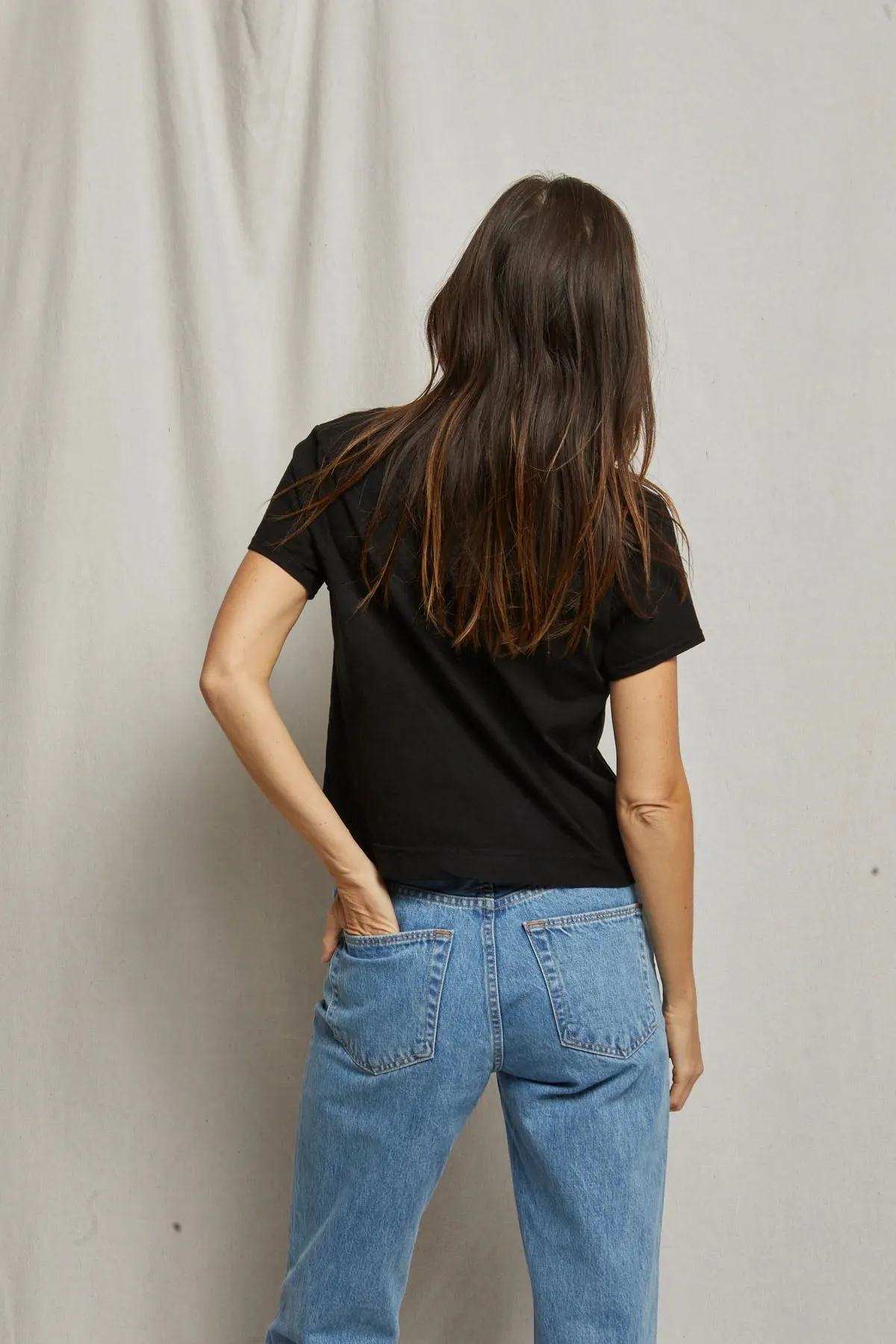 Frankie Springspun Cotton V-Neck Tee sold by French Cuff product image thumbnail 2