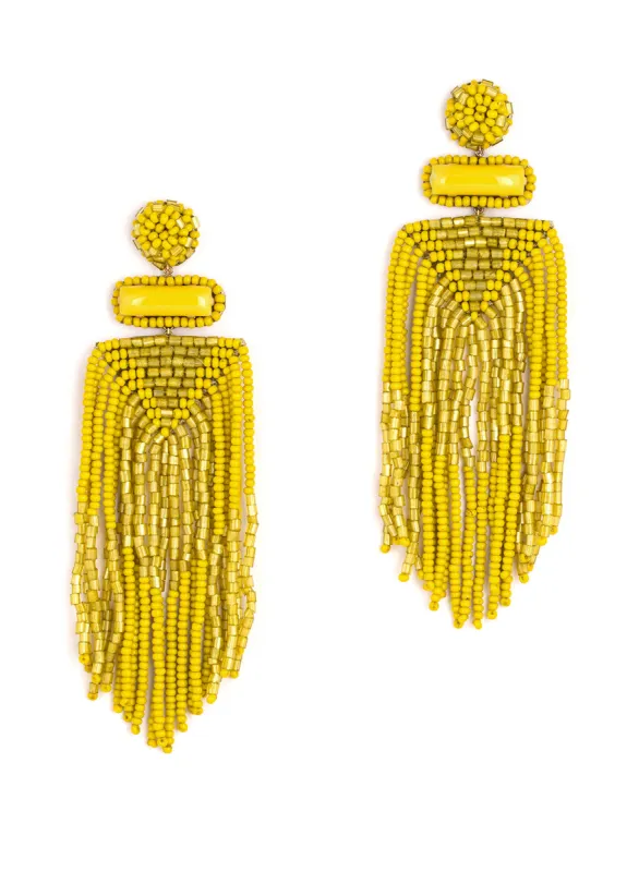 Jody Earring - Chartreuse sold by French Cuff