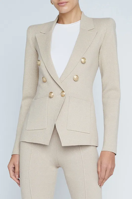 Kenzie Metallic Knit Blazer sold by French Cuff