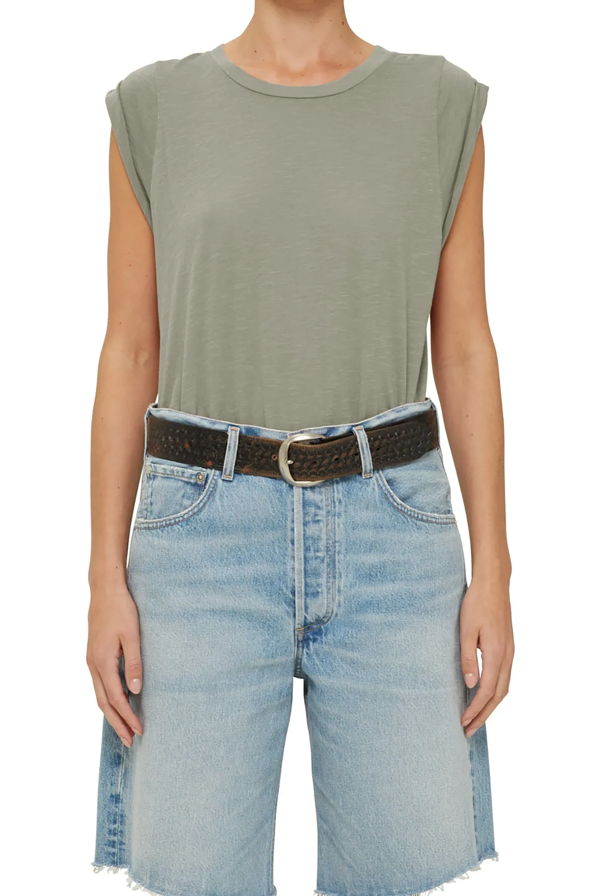 Kelsey Roll Sleeve Tee sold by French Cuff product image thumbnail 3