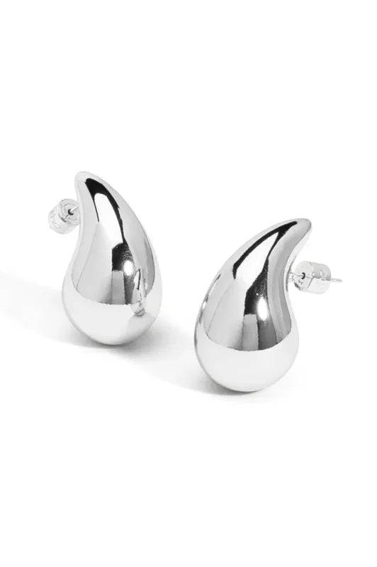 Chunky Crescent Drop Earrings sold by French Cuff