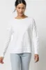 Wide Hem Drop Shoulder Boatneck sold by French Cuff