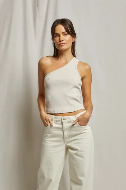 Call Me One Shoulder Tank sold by French Cuff