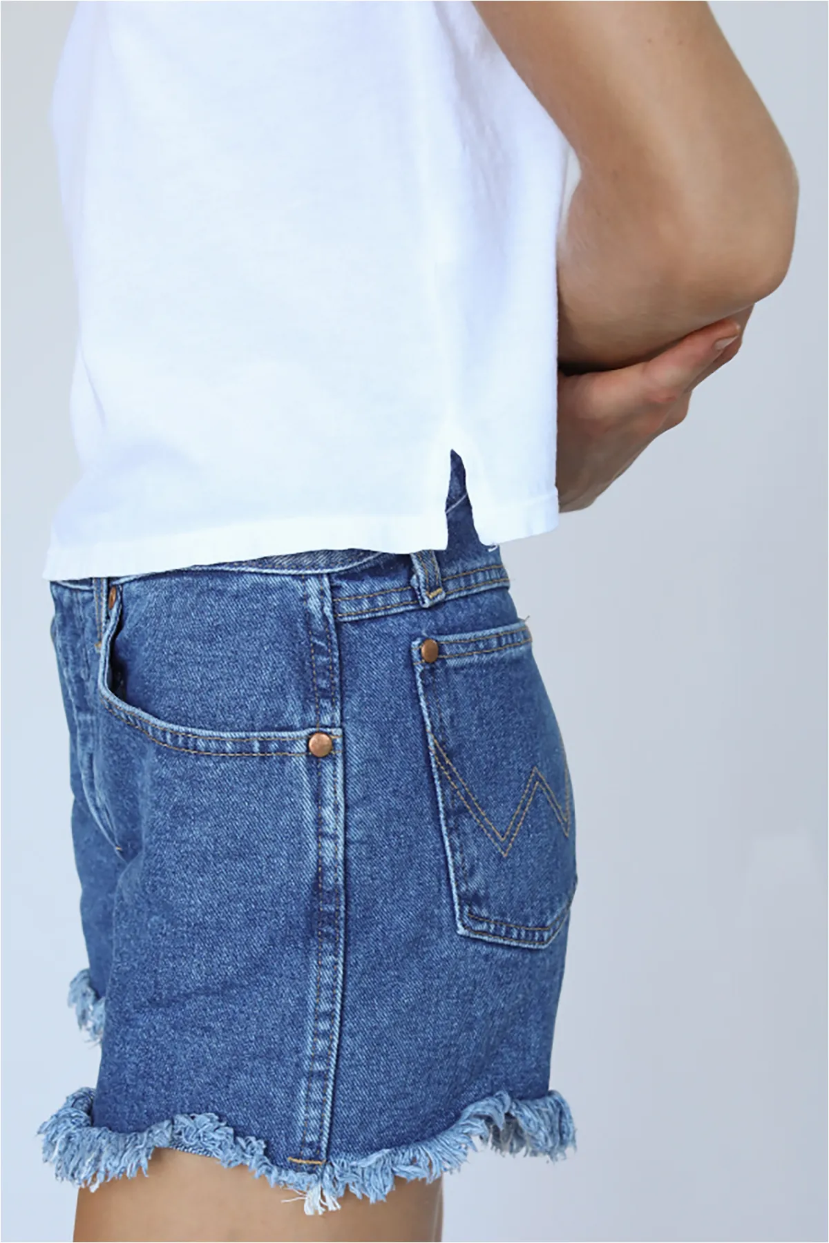 Ruby - Cotton Boxy Crew Tee w/ Side Slits sold by French Cuff product image thumbnail 2