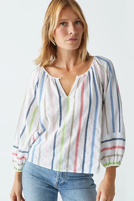 Ellie Balloon Sleeve Top sold by French Cuff