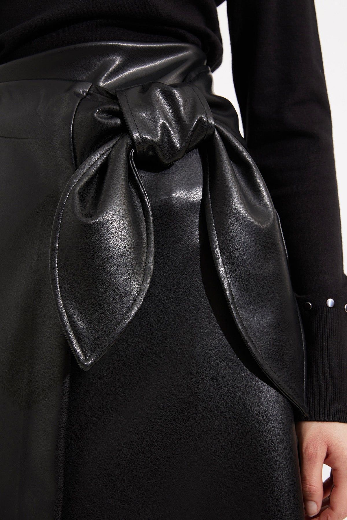 Faux Leather Skirt sold by French Cuff product image thumbnail 4