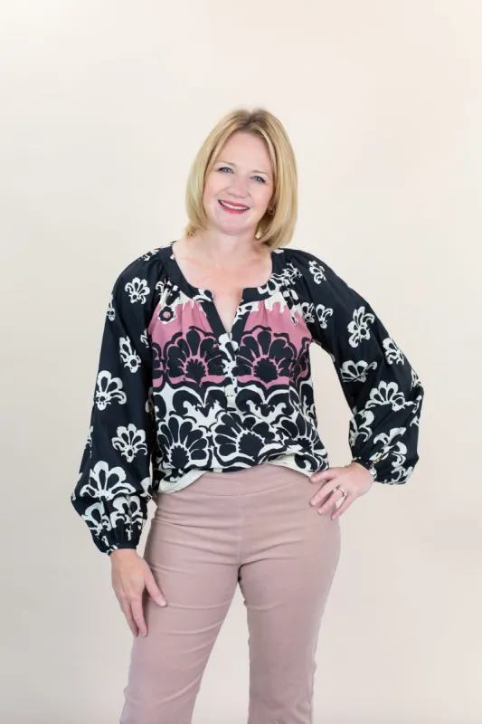 Lanie Peasant Top sold by French Cuff