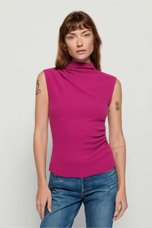 Arielle Drape Wrap Top sold by French Cuff