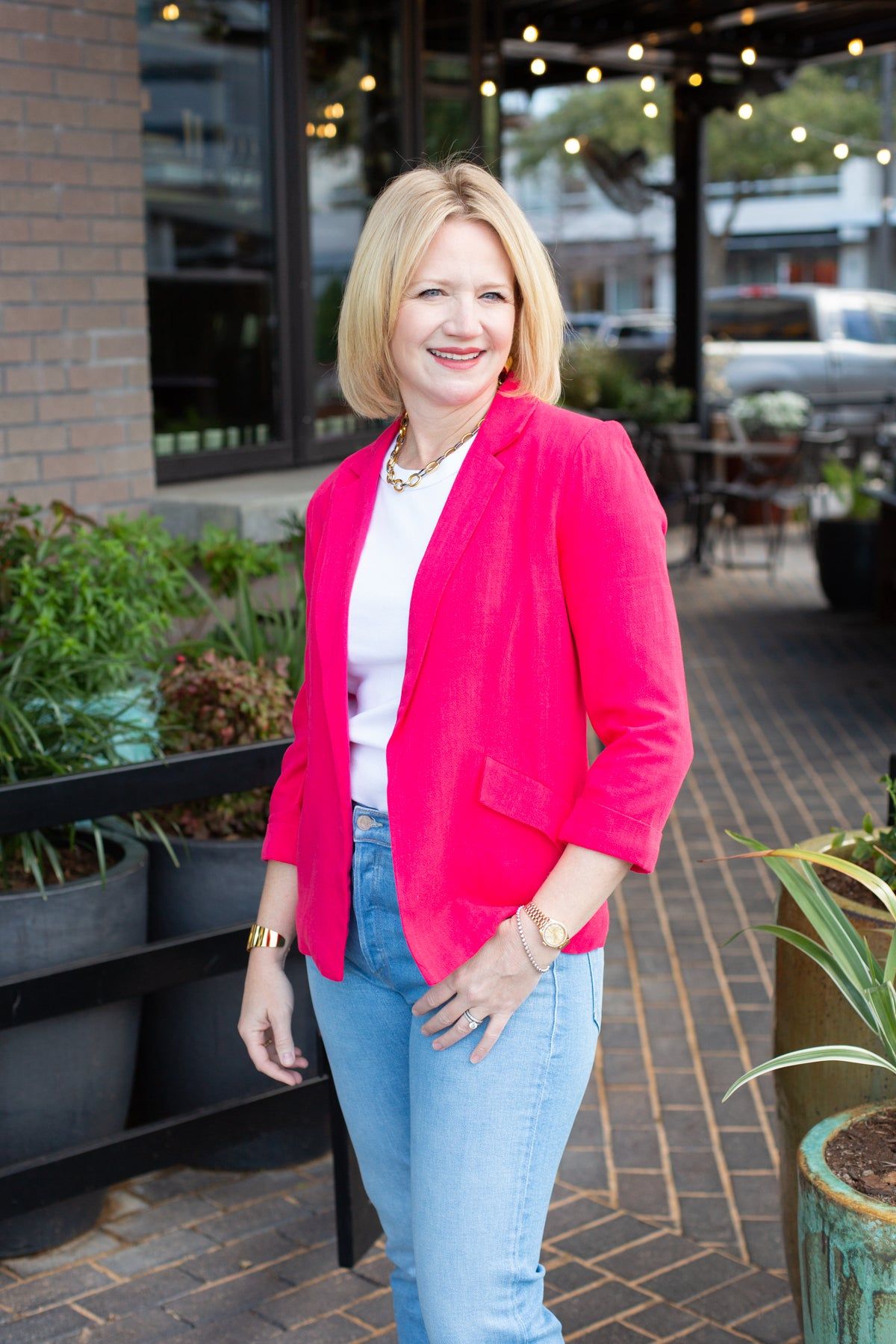 3/4 Sleeve Blazer sold by French Cuff product image thumbnail 2