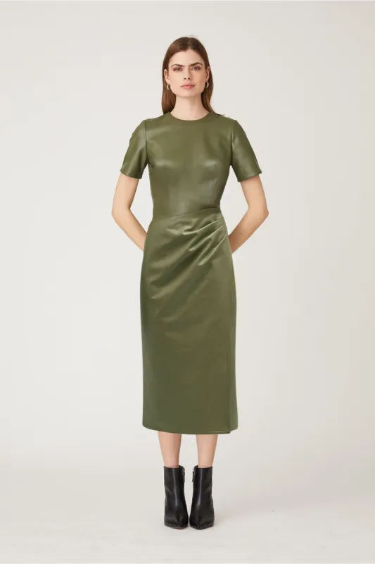 Rhea Dress - Olive sold by French Cuff