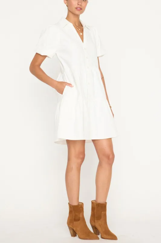 Havanna Mini Dress - Ivory sold by French Cuff