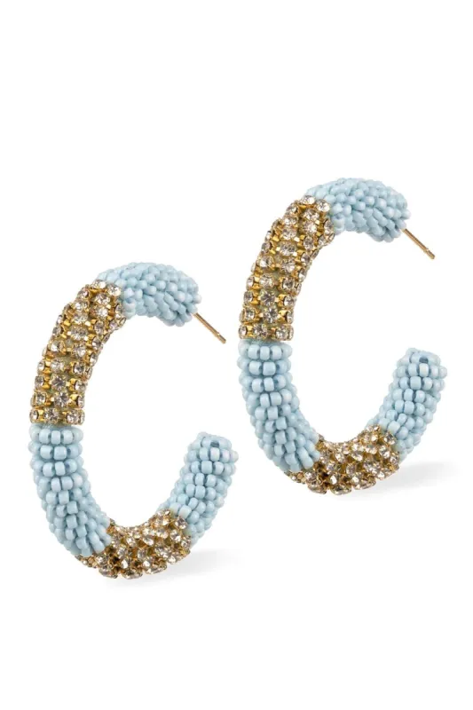 Lana Earrings - Baby Blue sold by French Cuff