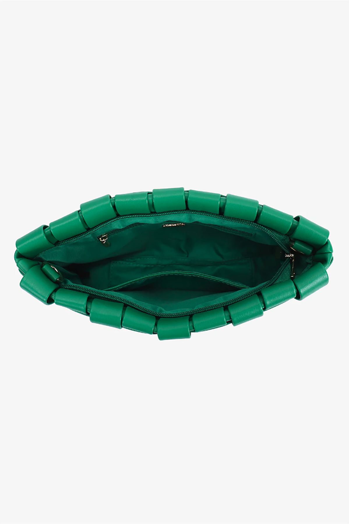 Lindy Clutch Woven Large - Green sold by French Cuff product image thumbnail 4